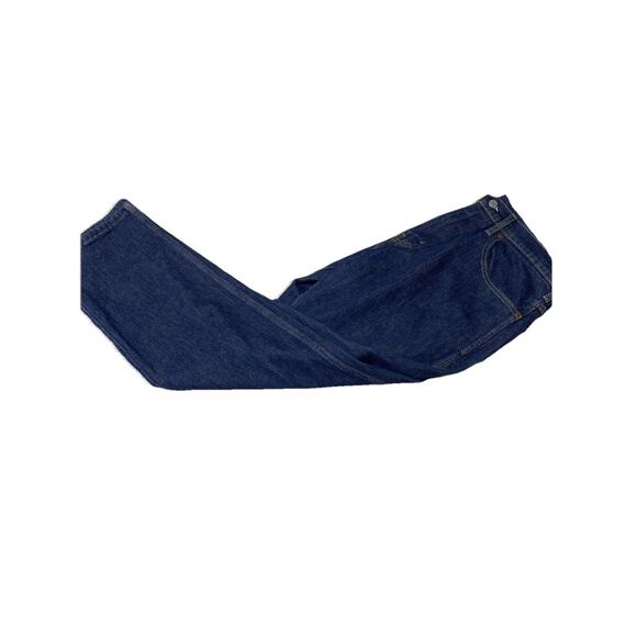 Levis Western Fit Jeans Tag 34x30 Actual 34x29 Blue Straight Strong Cowboy Chore - Picture 1 of 14